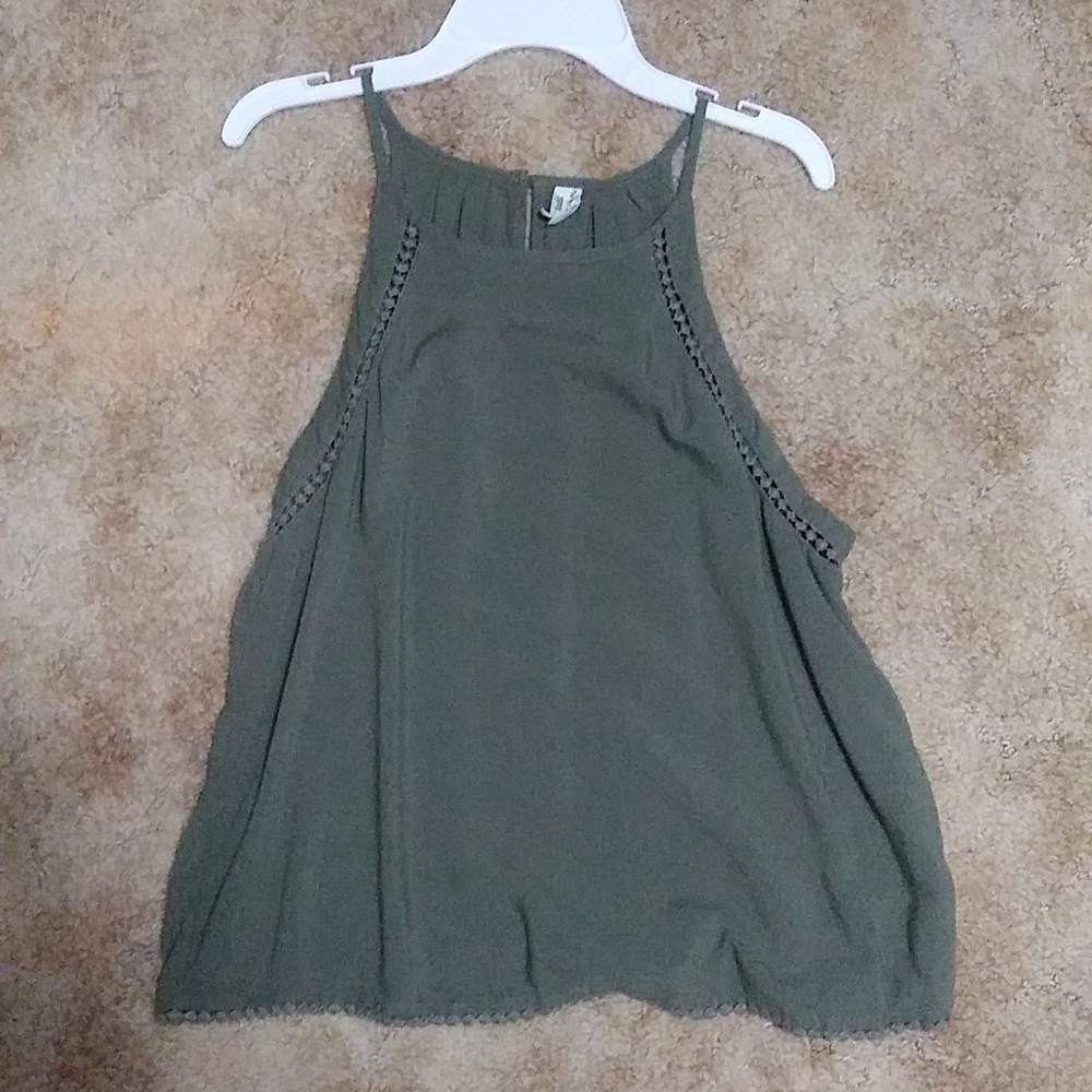 Green tank top, large size by Mudd